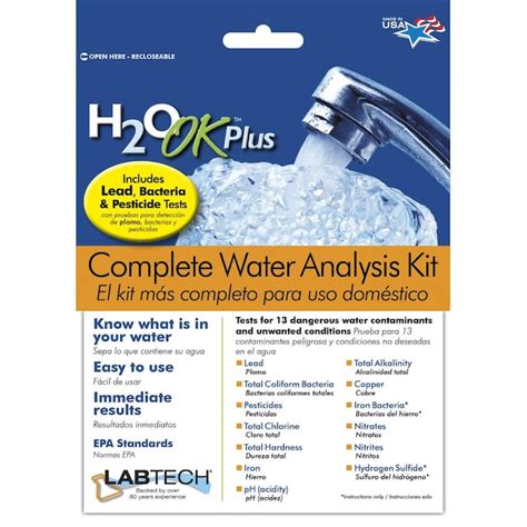 lowe's water hardness test kit|home water testing kits lowe's.